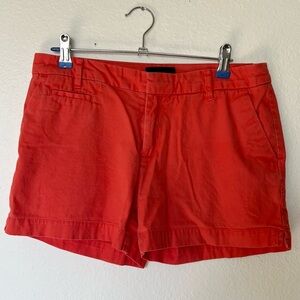 Patagonia shorts - coral red chinos - organic cotton - sz 6